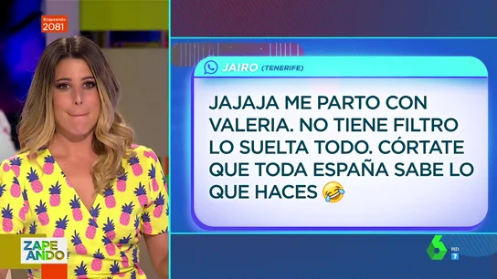 Valeria Ros aclara un comentario sobre su vida personal tras el enfado de su madre: "Debería callarme más" Valeria Ros aclara un comentario sobre su vida personal tras el enfado de su madre: "Debería callarme más"