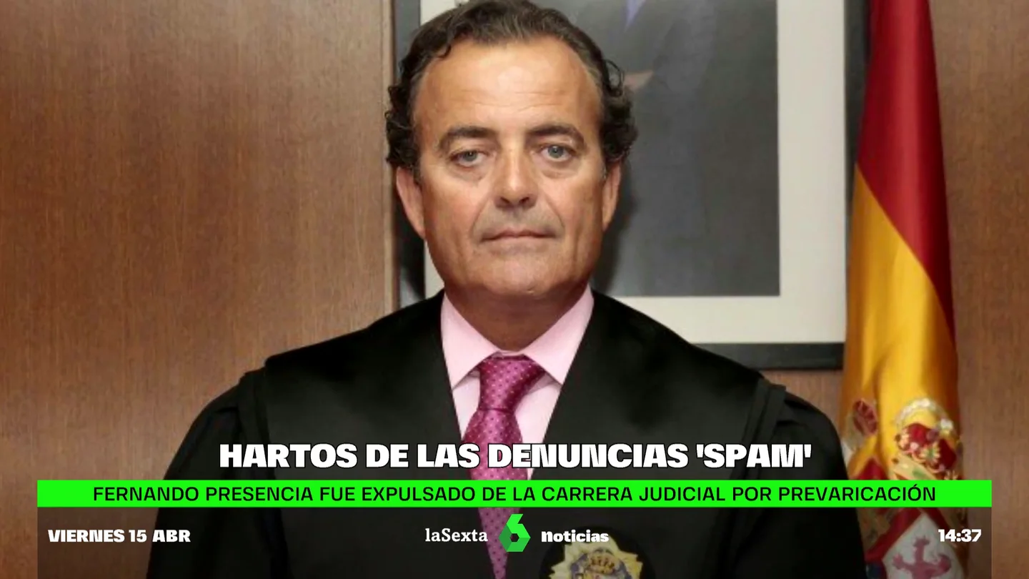 La Justicia investiga al juez 'spam' Presencia, inhabilitado por prevaricación y que ahora denuncia a Zapatero, Delgado... La Justicia investiga al juez 'spam' Presencia, inhabilitado por prevaricación y que ahora denuncia a Zapatero, Delgado...