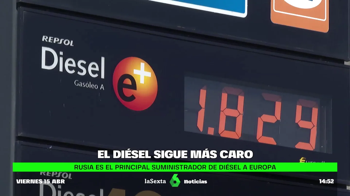 El diésel, por encima de la gasolina: cuesta 20 céntimos más que en la Semana Santa de 2012 El diésel, por encima de la gasolina: cuesta 20 céntimos más que en la Semana Santa de 2012