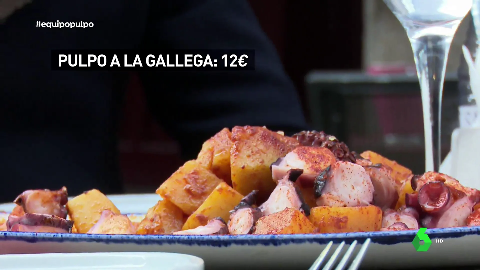 Plato de pulpo a la gallega