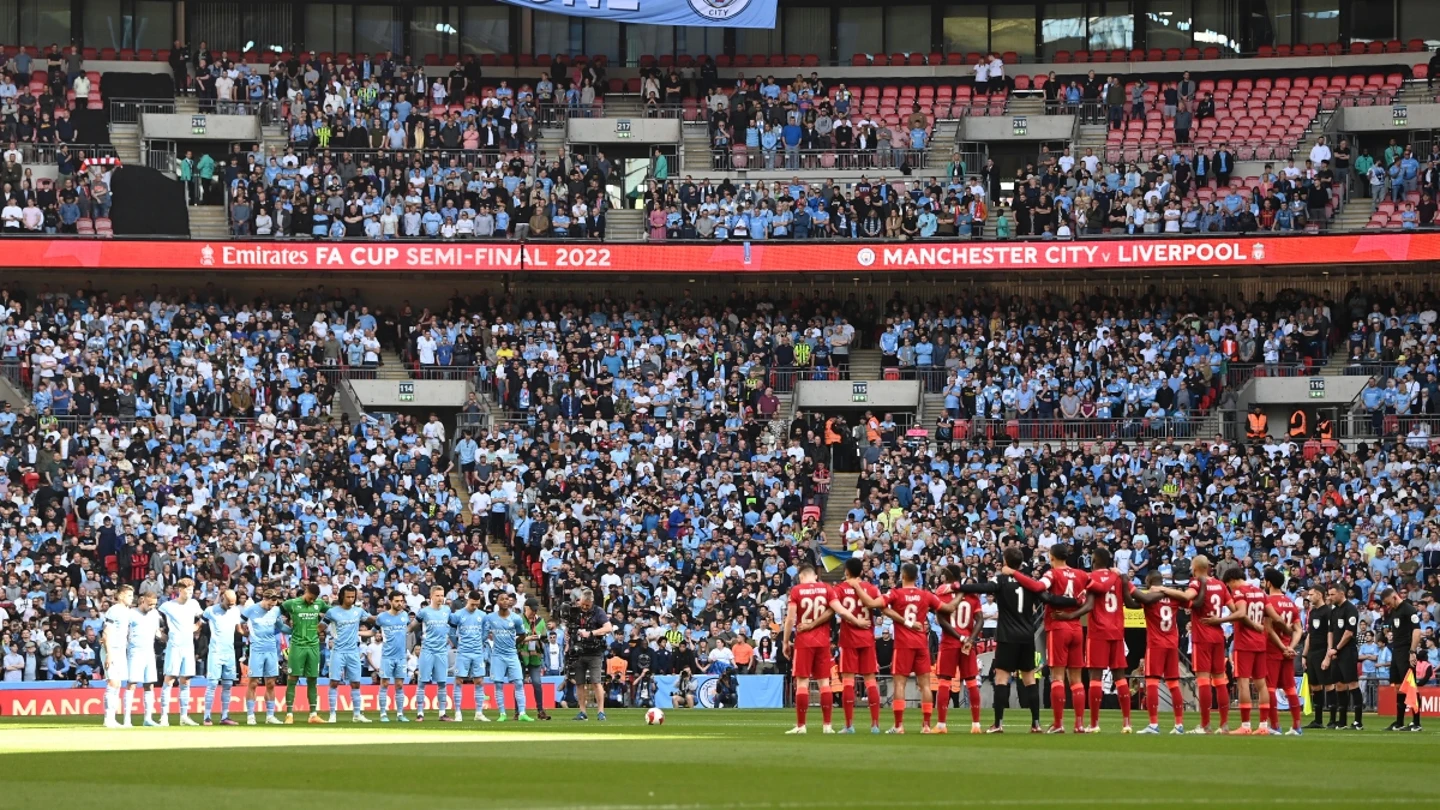 Minuto de silencio en Wembley Minuto de silencio en Wembley