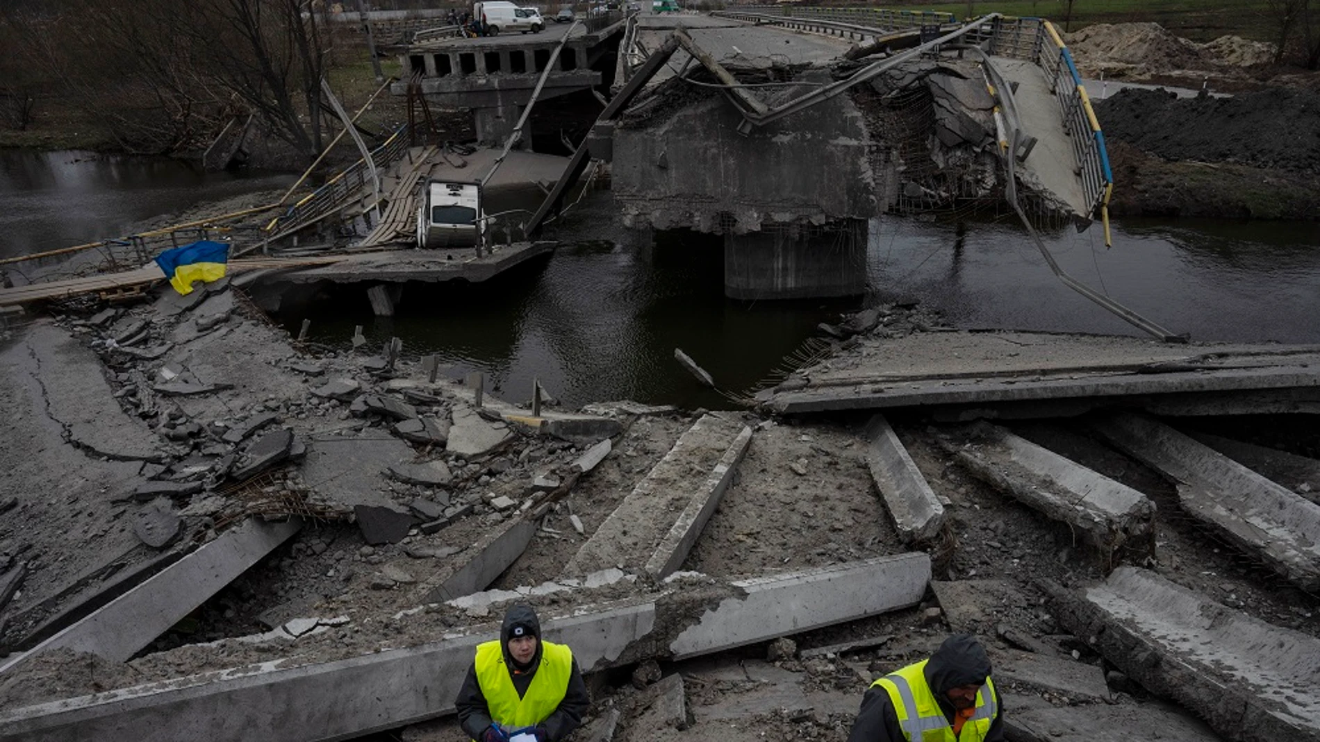 Imagen de la devastación en Kiev