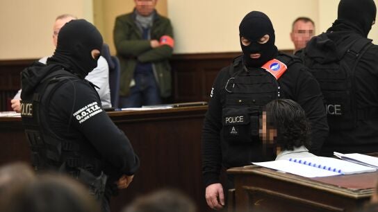 Salah Abdeslam, en el juicio por los atentados de Par&iacute;s de 2015