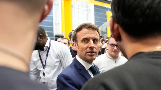 El presidente de Francia, Emmanuel Macron El presidente de Francia, Emmanuel Macron