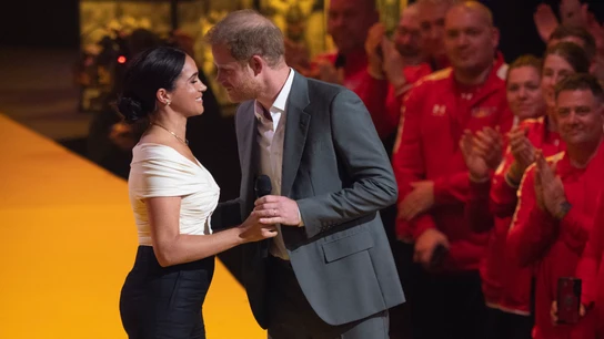 Meghan Markle y el príncipe Harry, en la inauguración de los Invictus Games Meghan Markle y el príncipe Harry, en la inauguración de los Invictus Games