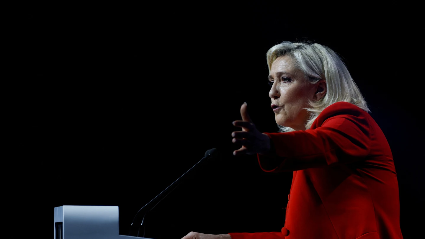 Marine Le Pen, en una imagen de archivo Marine Le Pen, en una imagen de archivo