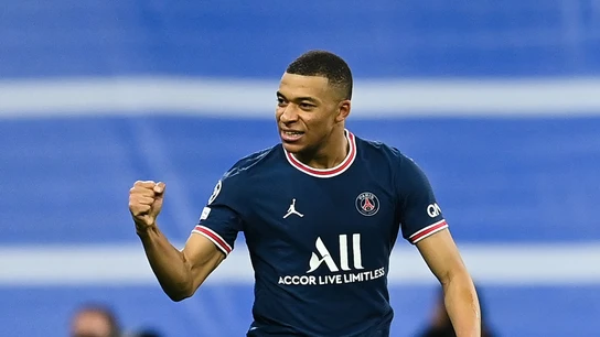 Mbappé, con el PSG Mbappé, con el PSG