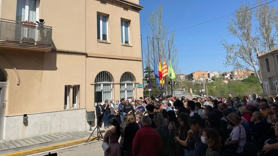 Concentración en Vilanova del Camí para condenar el asesinato machista Concentración en Vilanova del Camí para condenar el asesinato machista
