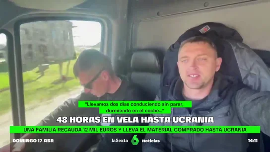 48 horas seguidas conduciendo para ayudar a Ucrania: "No hemos parado ni un minuto" 48 horas seguidas conduciendo para ayudar a Ucrania: "No hemos parado ni un minuto"
