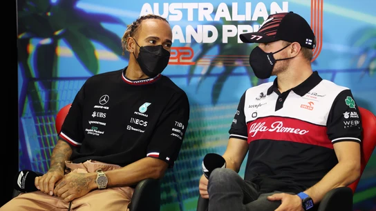 Lewis Hamilton y Valtteri Bottas Lewis Hamilton y Valtteri Bottas