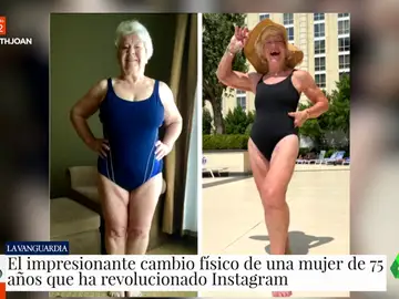 El espectacular cambio físico de una anciana: pierde 25 kilos en tres años 