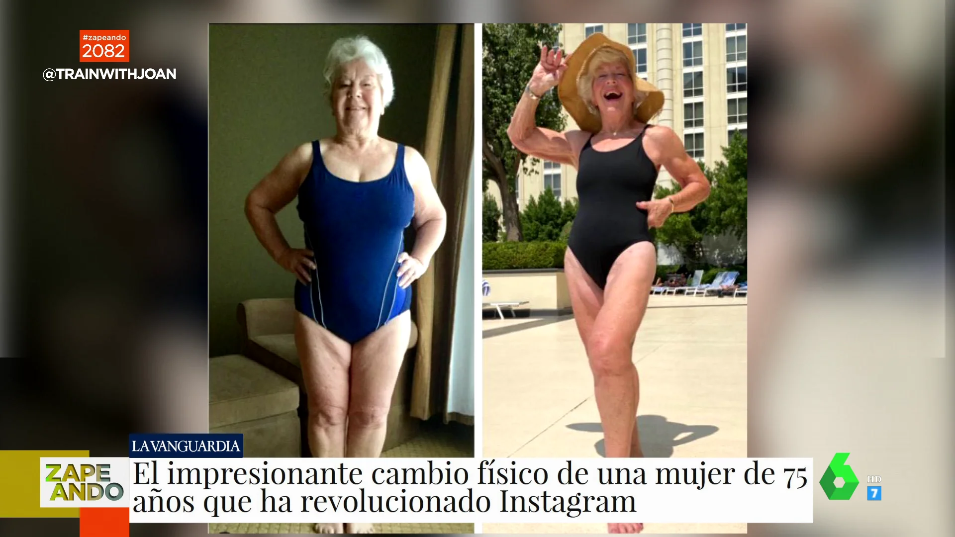 El espectacular cambio físico de una anciana: pierde 25 kilos en tres años 