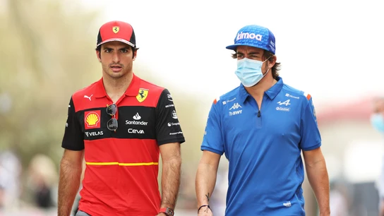 Carlos Sainz y Fernando Alonso Carlos Sainz y Fernando Alonso
