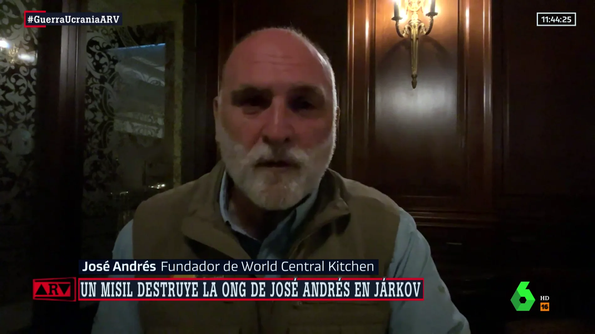El cocinero José Andrés, fundador de World Central Kitchen