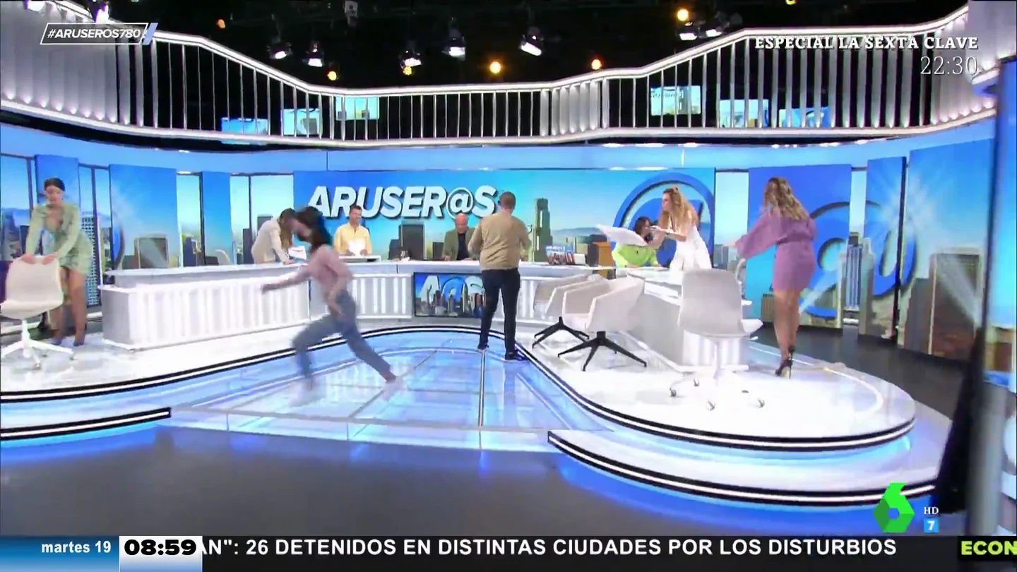 Cambio en plató Cambio en plató