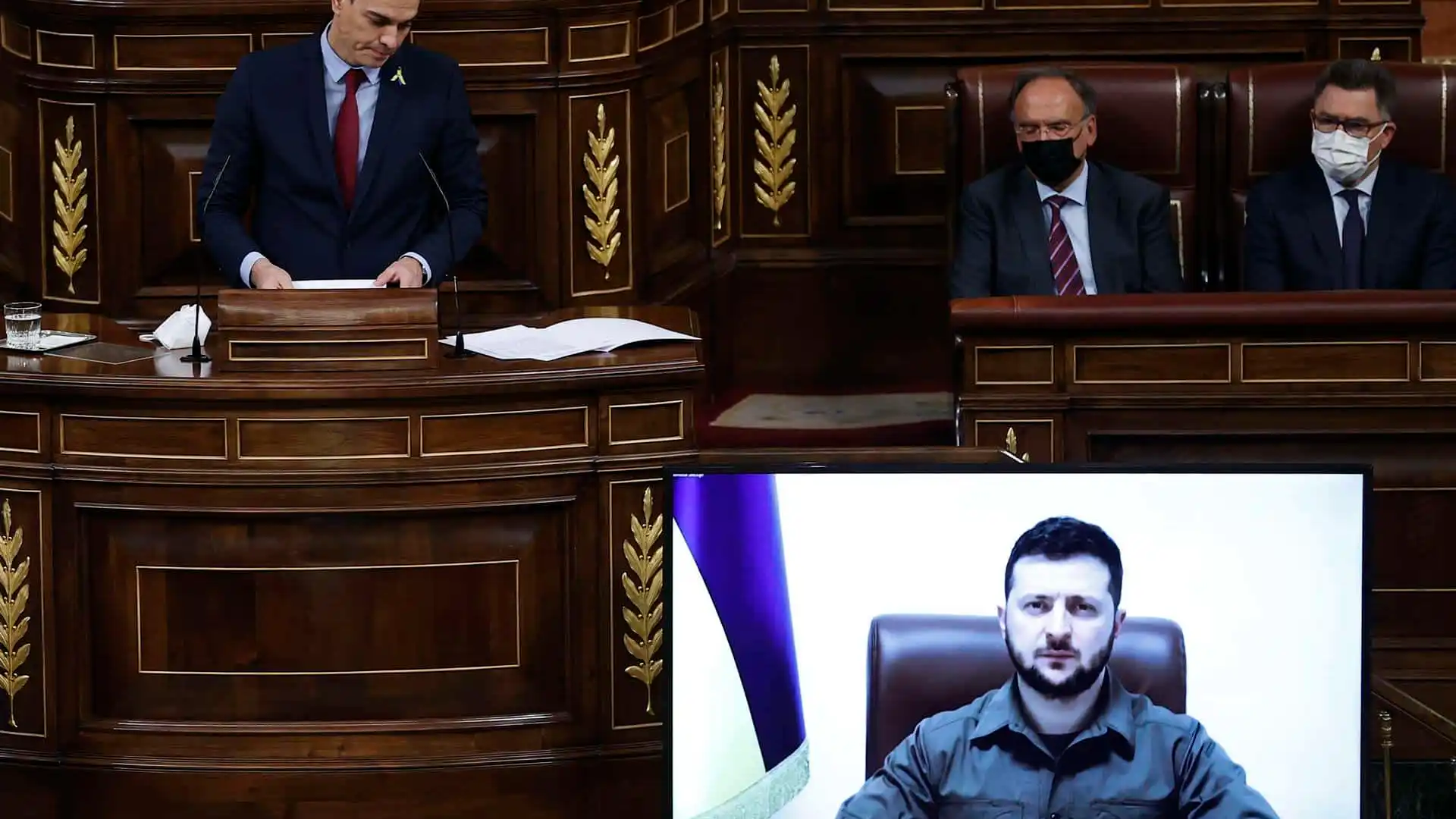 Intervención de Zelenski en el Congreso de los Diputados Intervención de Zelenski en el Congreso de los Diputados