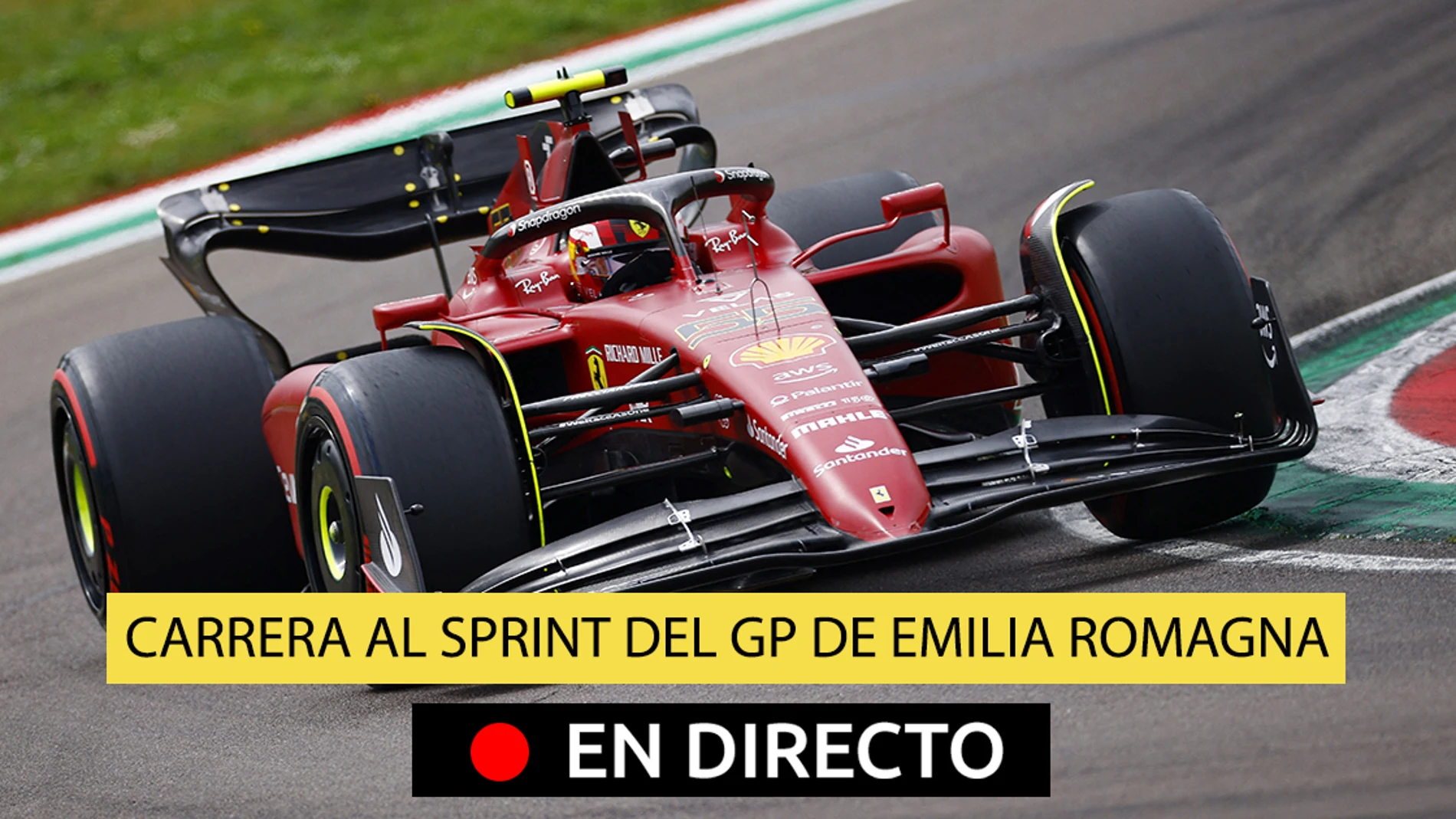 Carlos Sainz, en el GP de Imola