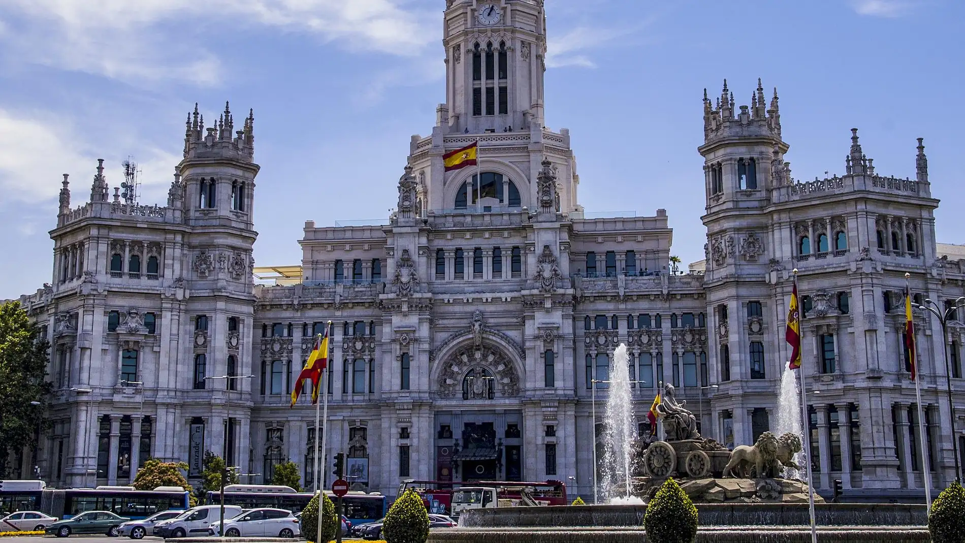 Ayuntamiento de Madrid y La Cibeles