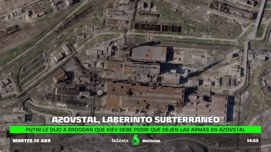Así es la planta de Azovstal, el laberinto escondido en Mariúpol donde se esconden un millar de civiles Así es la planta de Azovstal, el laberinto escondido en Mariúpol donde se esconden un millar de civiles