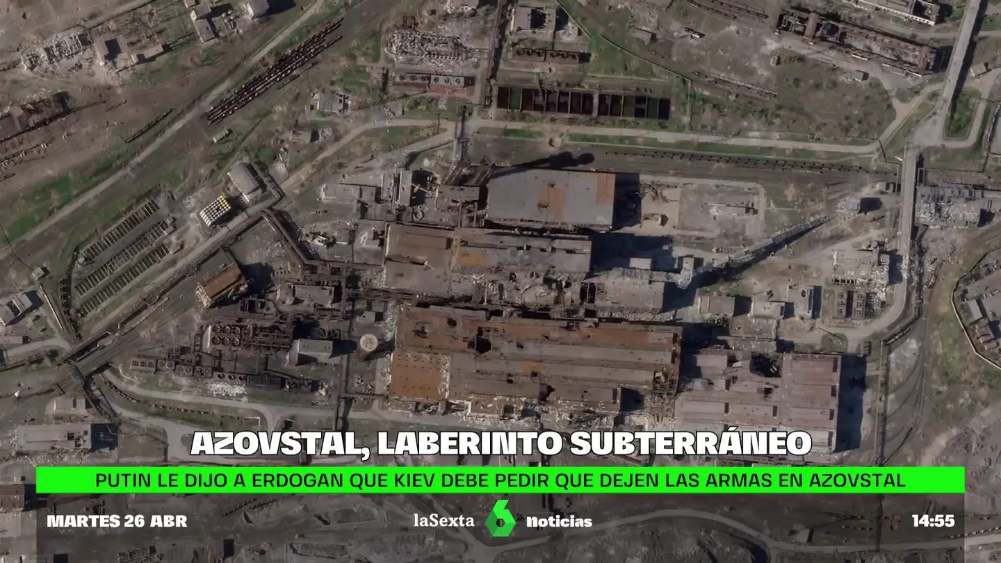 Así es la planta de Azovstal, el laberinto escondido en Mariúpol donde se esconden un millar de civiles Así es la planta de Azovstal, el laberinto escondido en Mariúpol donde se esconden un millar de civiles
