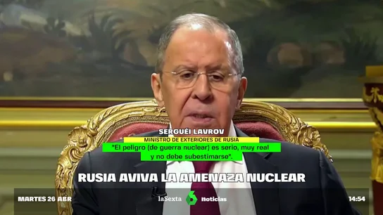 Ucrania cree que Rusia advierte de un "riesgo real" de guerra mundial porque está perdiendo la guerra Según el ministro de Exteriores