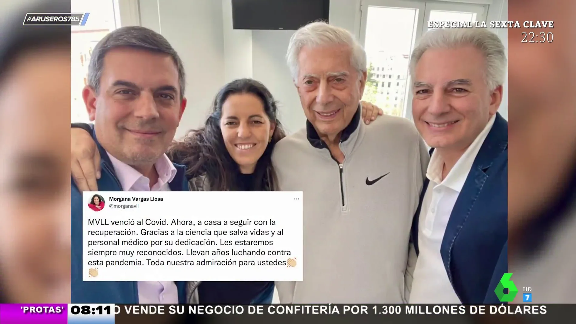 Mario Vargas Llosa covid