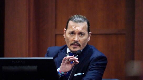 Johnny Depp en el juicio contra su exmujer