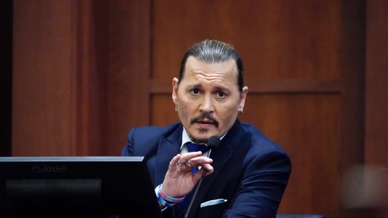 Johnny Depp en el juicio contra su exmujer Johnny Depp en el juicio contra su exmujer