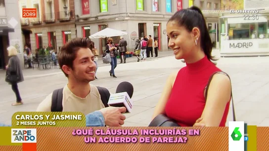 Una joven sorprende a su novio en Zapeando al confesar que quiere que sus hijos nazcan en Brasil: "Brasileños o del vecino" Una joven sorprende a su novio en Zapeando al confesar que quiere que sus hijos nazcan en Brasil: "Brasileños o del vecino"