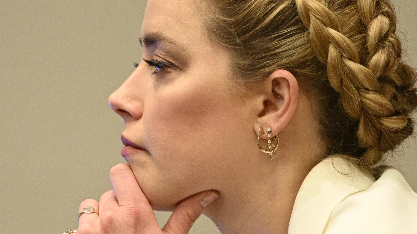 Amber Heard durante su jucio Amber Heard durante su jucio