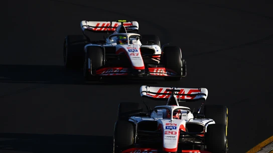 Mick Schumacher y Kevin Magnussen Mick Schumacher y Kevin Magnussen