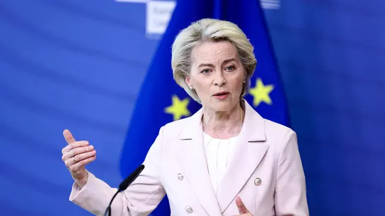 La presidenta de la Comisión Europea, Ursula Von Der Leyen La presidenta de la Comisión Europea, Ursula Von Der Leyen