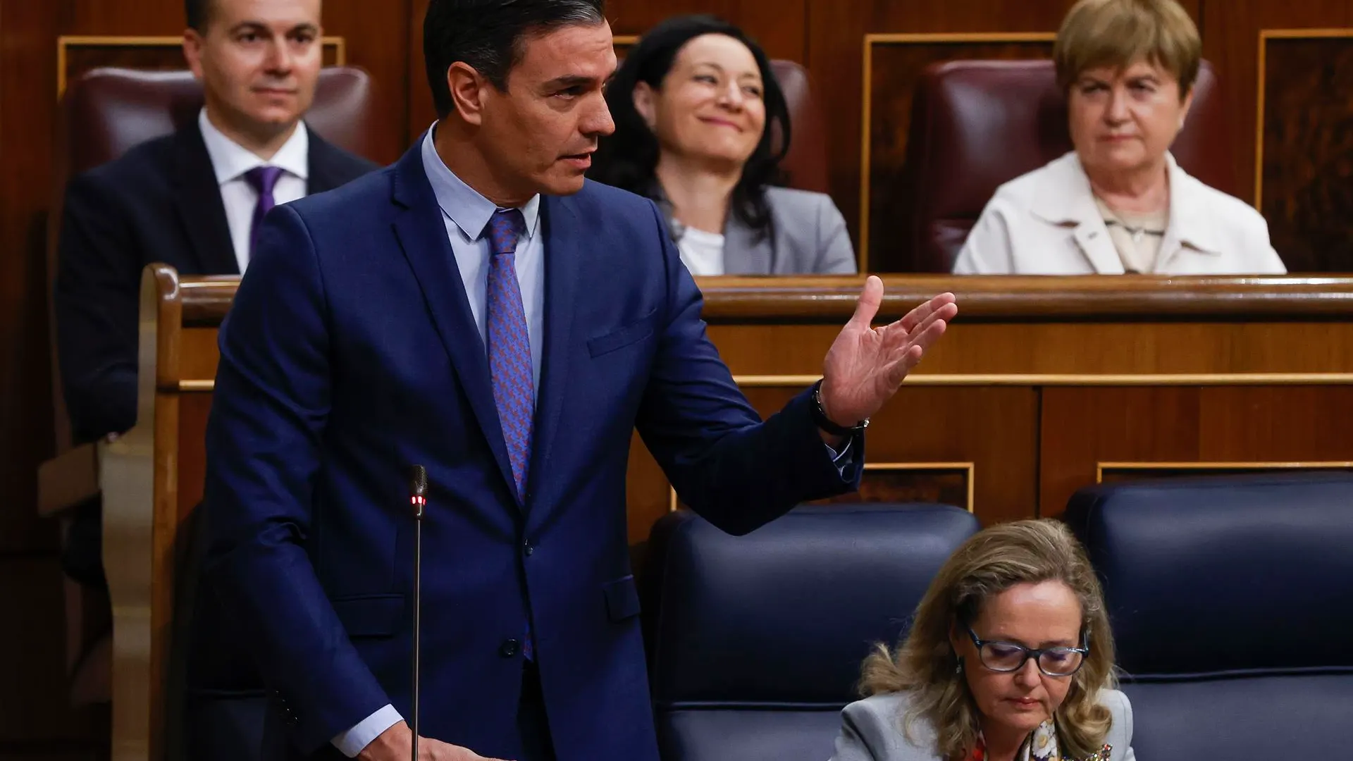 El presidente del Gobierno, Pedro Sánchez