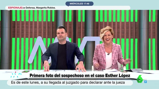 El divertido 'pique' de Iñaki López y Cristina Pardo con Espinar El divertido 'pique' de Iñaki López y Cristina Pardo con Espinar