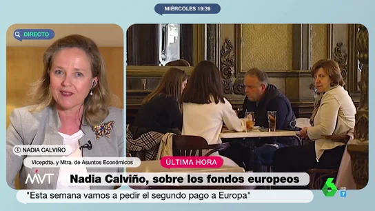 Calviño desmiente que el Gobierno vaya a prohibir la cerveza y el vino en los menús Calviño desmiente que el Gobierno vaya a prohibir la cerveza y el vino en los menús