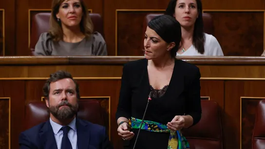 Macarena Olona, candidata de Vox a la presidencia de la Junta de Andalucía. Macarena Olona, candidata de Vox a la presidencia de la Junta de Andalucía.