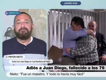 Pepón Nieto recuerda a Juan Diego, su compañero en &#39;Los Hombres de Paco&#39;