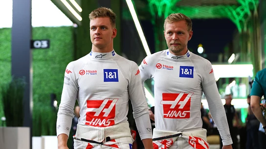 Mick Schumacher y Kevin Magnussen Mick Schumacher y Kevin Magnussen
