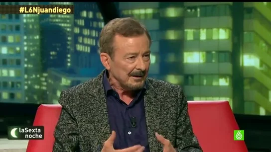 El aplaudido alegato que hizo Juan Diego en laSexta: "Mientras exista el ser humano, la cultura debe resistir" El aplaudido alegato que hizo Juan Diego en laSexta: "Mientras exista el ser humano, la cultura debe resistir"