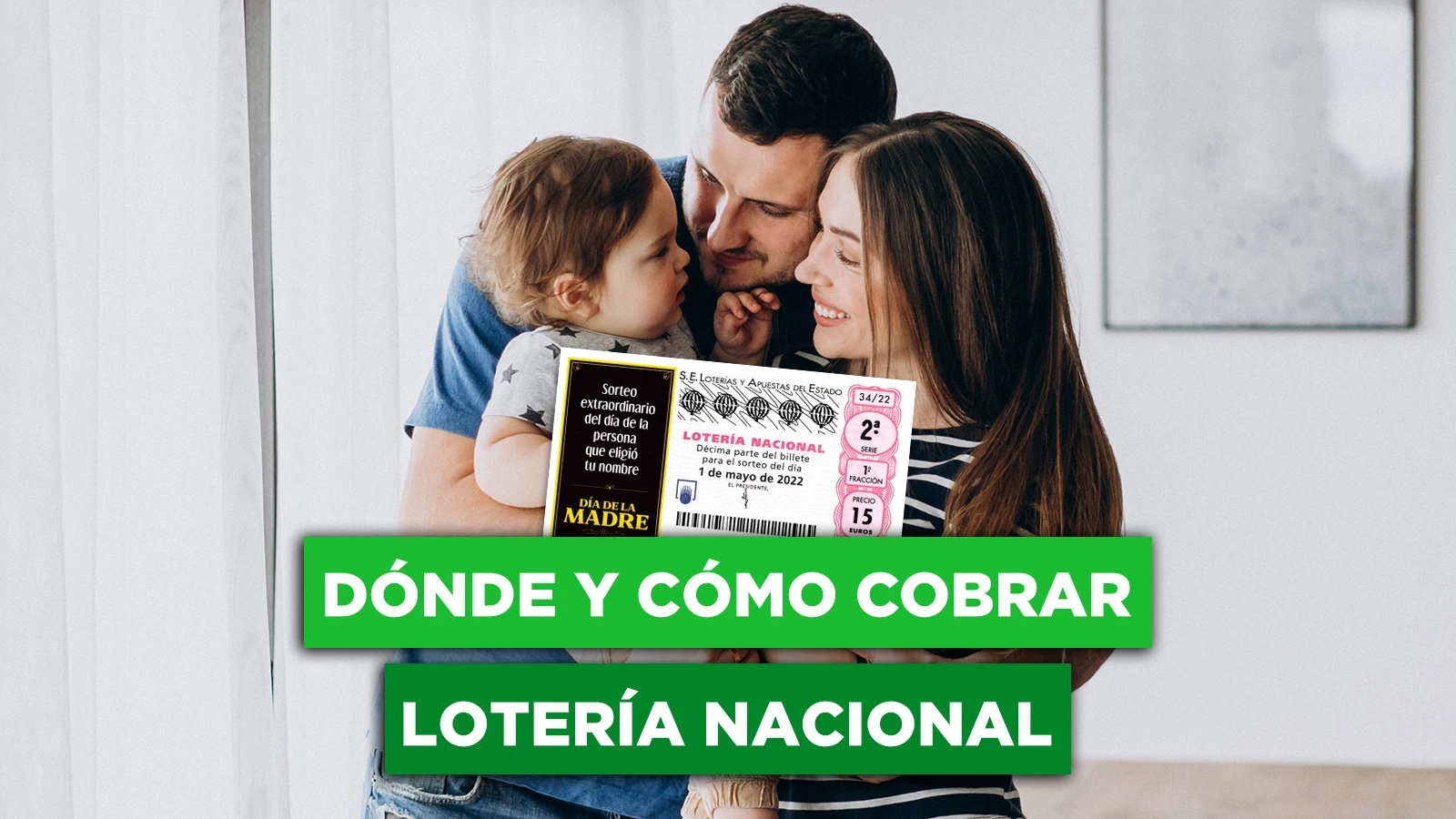 ¿Cómo cobrar mi premio de la Lotería Nacional del Día de la Madre y dónde hacerlo?