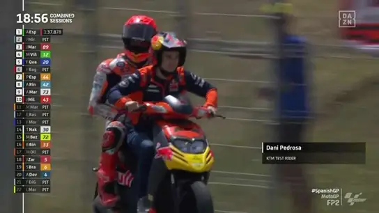 Pedrosa 'rescata' a Márquez Pedrosa 'rescata' a Márquez