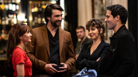 Aitana, Aitor Luna y Sandra Cervera en una escena de 'La última'