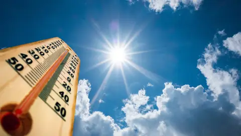 Buena temperatura y sol Buena temperatura y sol