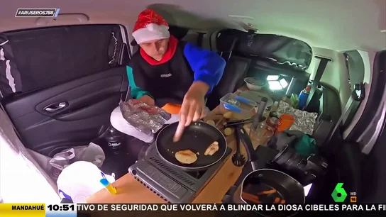 Cocina en el coche Cocina en el coche