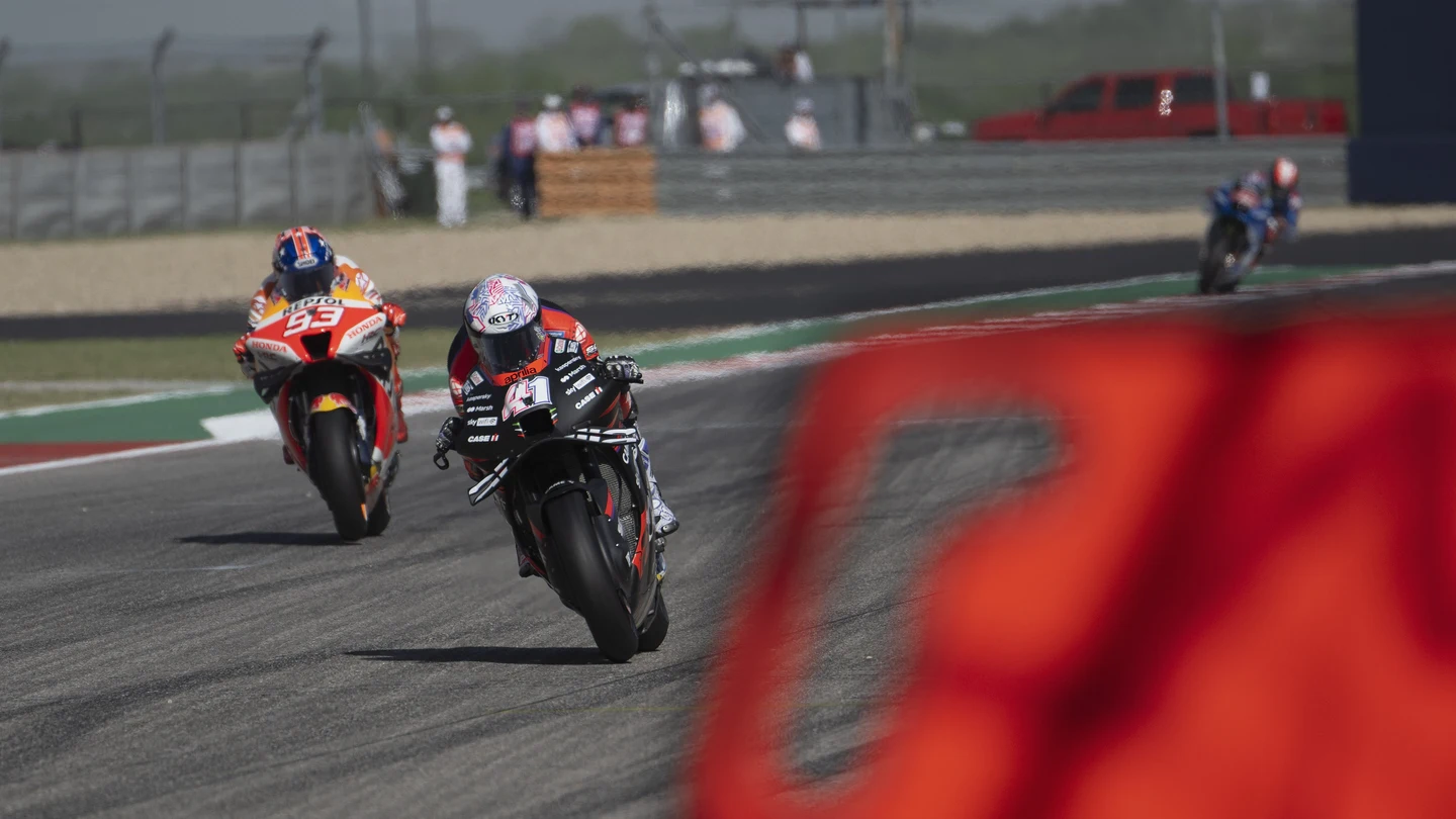 Marc Márquez y Alexi Espargaró Marc Márquez y Alexi Espargaró