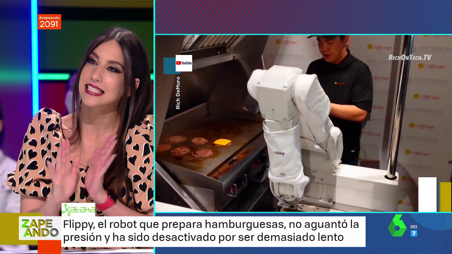 Flippy, el robot parrillero que no superó la presión y cortocircuitó en su  primer día preparando hamburguesas