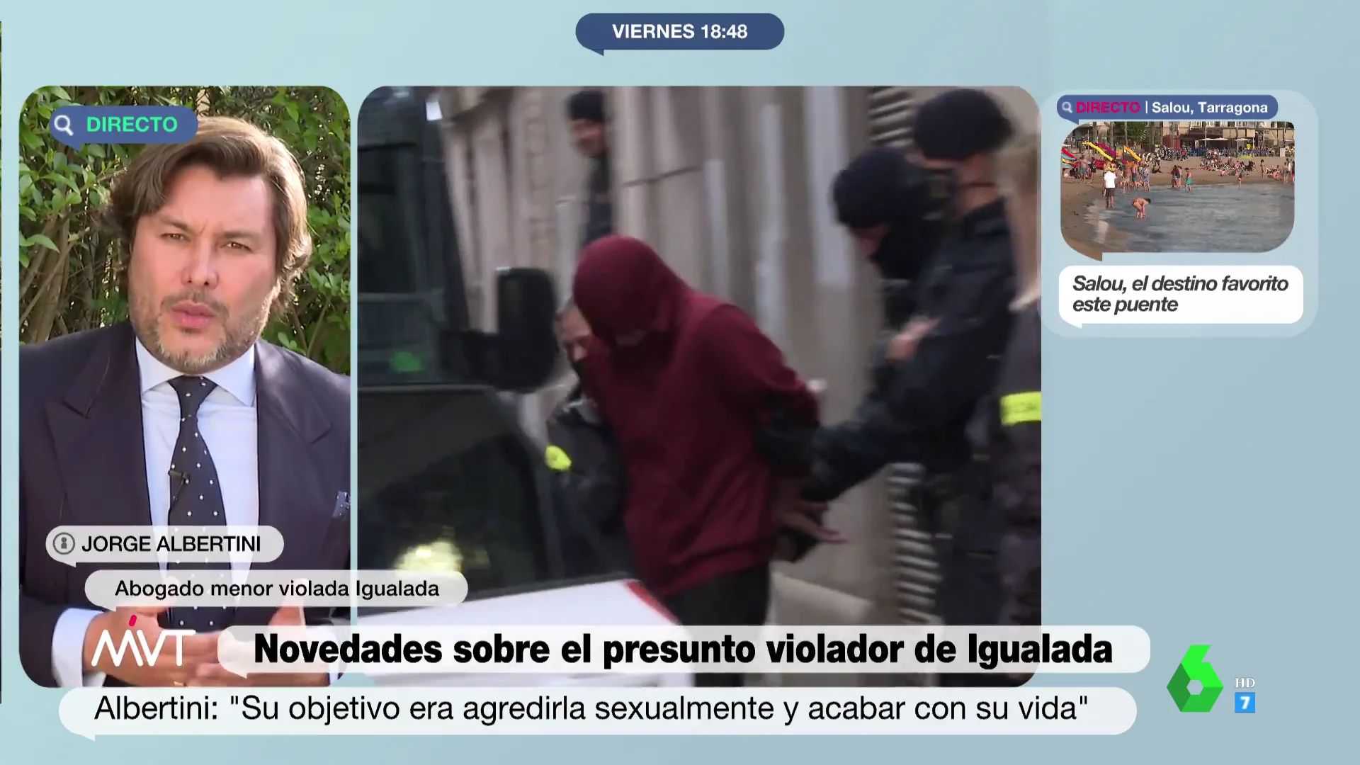 La reflexión del abogado de la víctima de Igualada sobre la brutalidad de la violación: "¿Qué hacía este malnacido en las calles?"