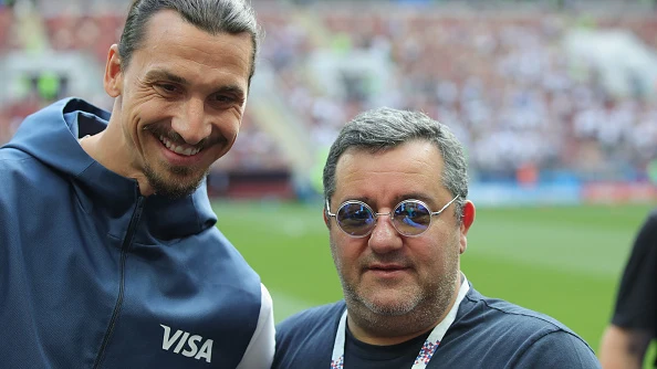 Ibrahimovic Zlatan y Mino Raiola