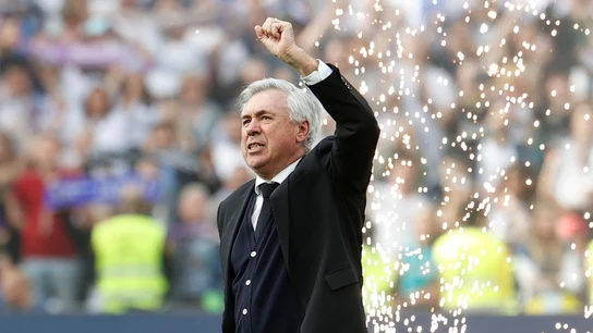 Carlo Ancelotti, después de ganar LaLiga con el Real Madrid Carlo Ancelotti, después de ganar LaLiga con el Real Madrid