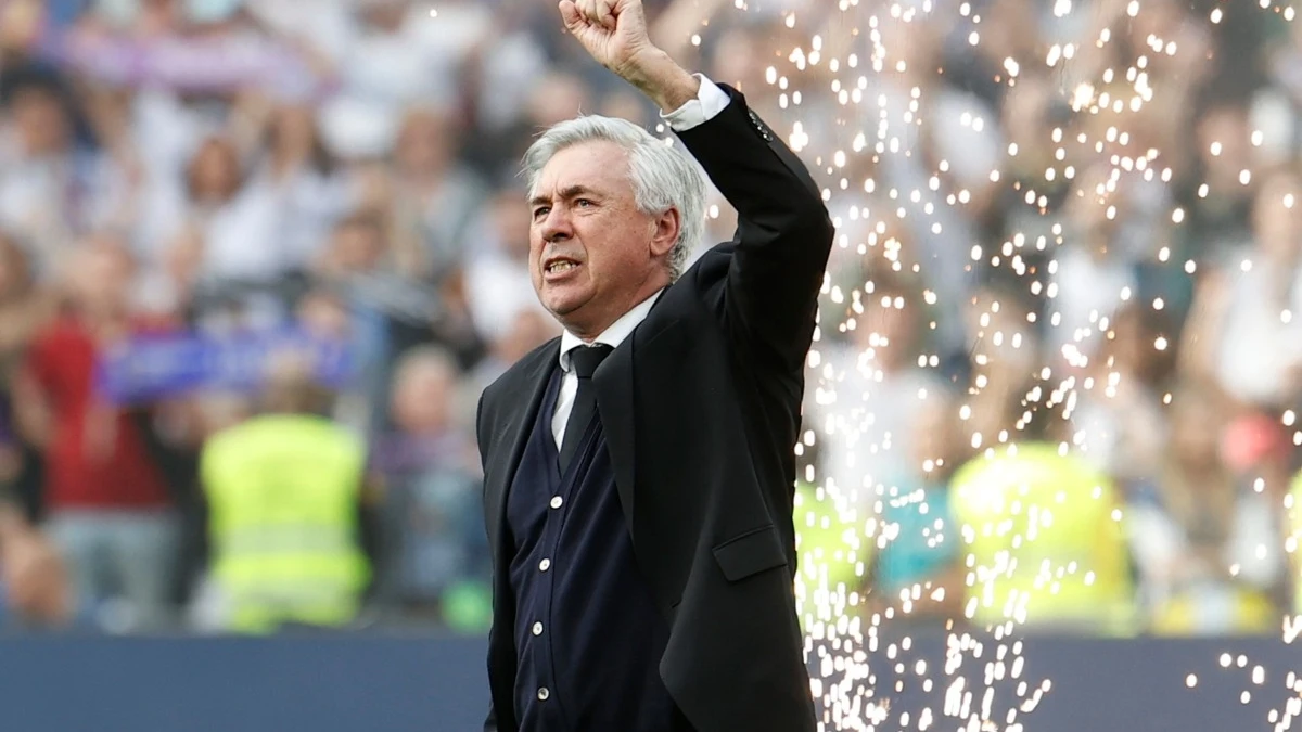 Carlo Ancelotti, después de ganar LaLiga con el Real Madrid